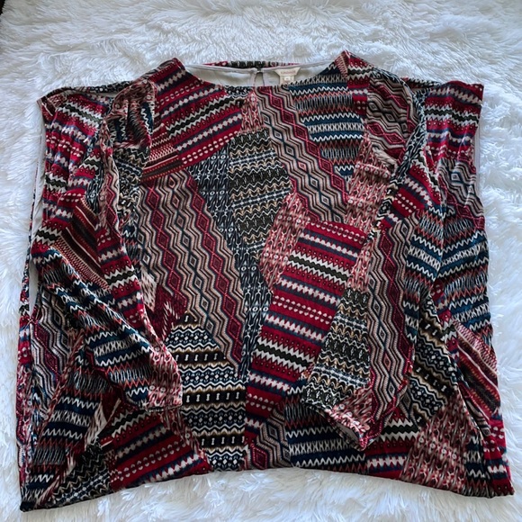 SUNDANCE Velvety Patchwork Print Maxi Silk Blend Dress Size 16 - Picture 7 of 15